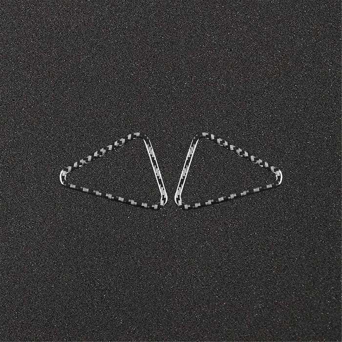 for 5 Series E39 1998-2003 LHD Soft Carbon Fiber Dashboard Side Air Outlet Vent Cover Interior Trim