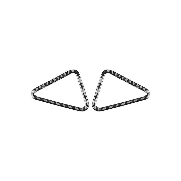 for 5 Series E39 1998-2003 LHD Soft Carbon Fiber Dashboard Side Air Outlet Vent Cover Interior Trim