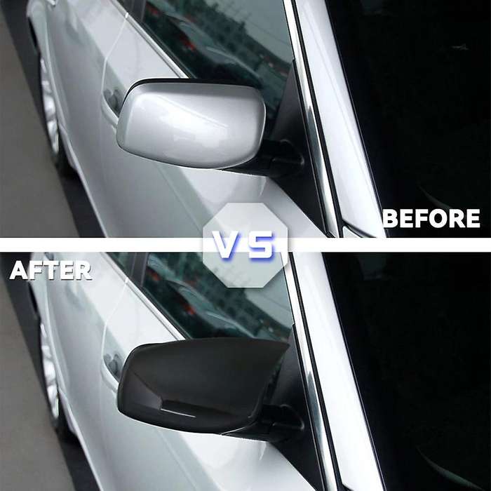 for 5 Series E60 2003-2008 Car Door Side Rearview Mirror Cover Side Mirror Cap Sticker