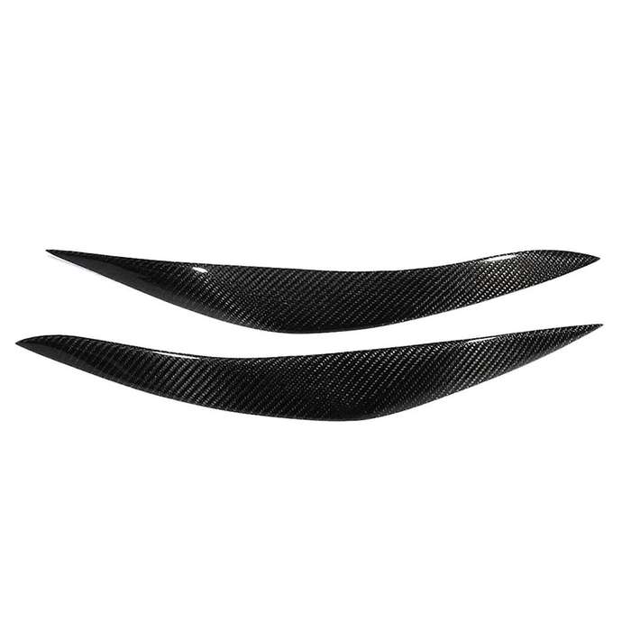 for 5 Series F10 F11 F18 2010-2017 Carbon Fiber Headlights Eyebrow Eyelid Trim Cover Sticker Refitti
