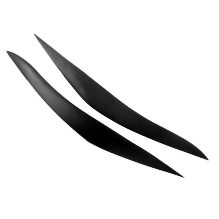 for 5 Series F10 F11 F18 2010-2017 Matte black Headlights Eyebrow Eyelid Trim Cover Sticker Refittin