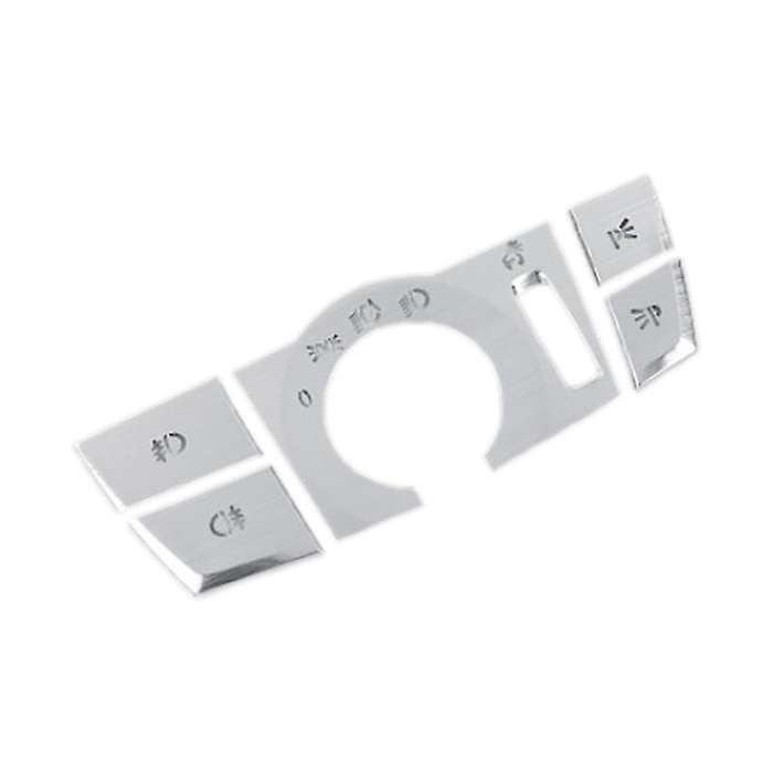 for 5 Series G38 G30 6GT F10 Car Headlight Switch Button Frame Cover Trim Sticker Accessories for 6