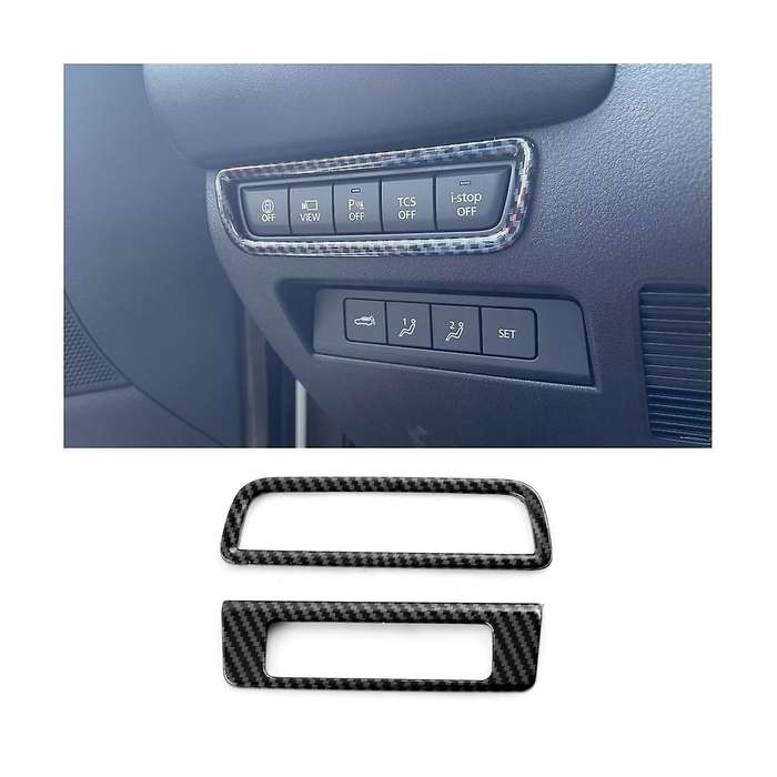 for -50 Cx50 2023 Car Headlight Control Switch Cover Trim Sticker Interior Accessories (abs Carbon