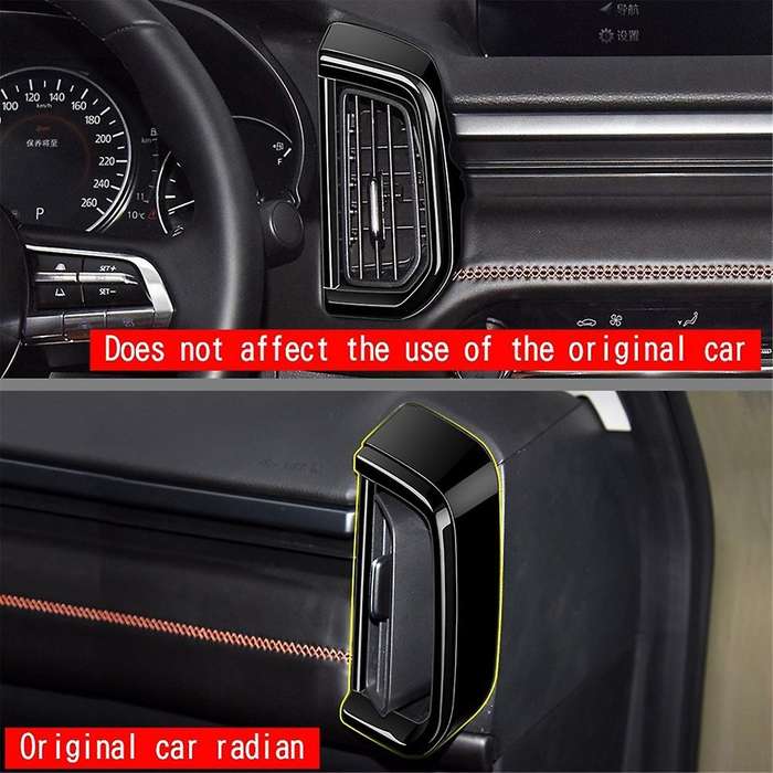 for -50 CX50 2023 US Version Car Front Side A/C Air Outlet Frame Trim Sticker Interior Accessories G