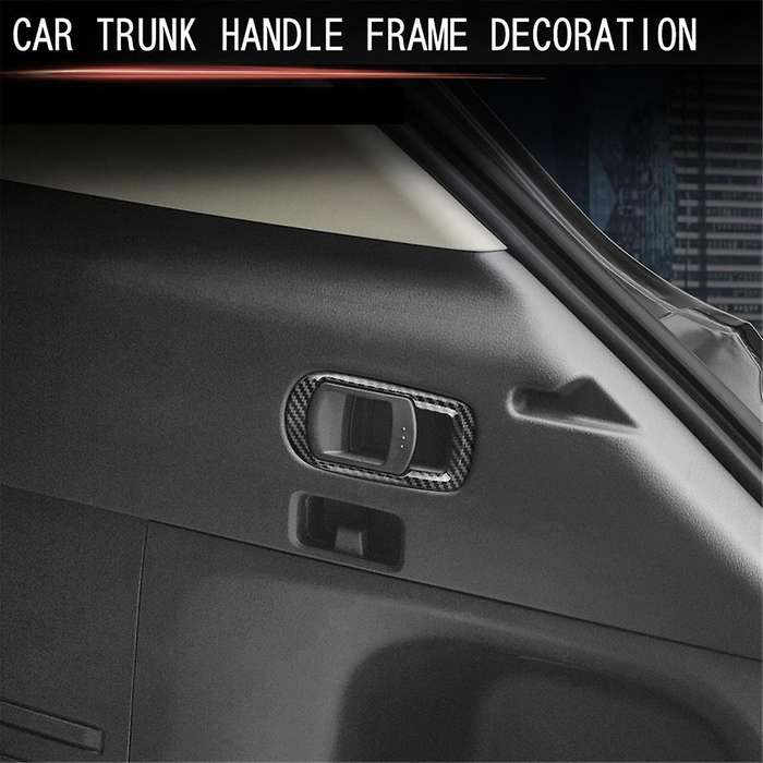 for -50 CX50 2023 US Version Car Rear Trunk Switch Trim Cover Sticker Interior Accessories Carbon Fi
