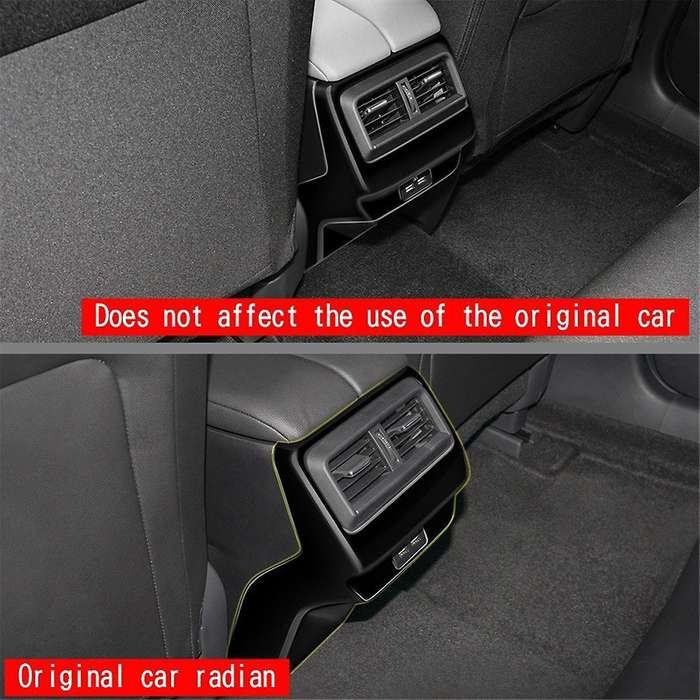 for -50 Cx50 2023 Us Version Car Gloss Black Rear Outlet Frame Cover Trim Sticker Interior Accessori