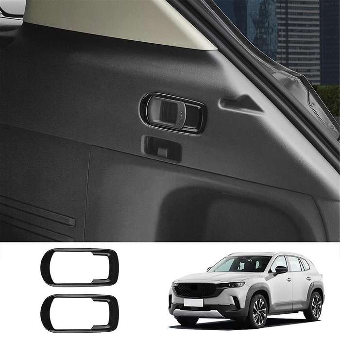 for -50 Cx50 2023 Us Version Car Rear Trunk Switch Trim Cover Sticker Interior Accessories Gloss Bl