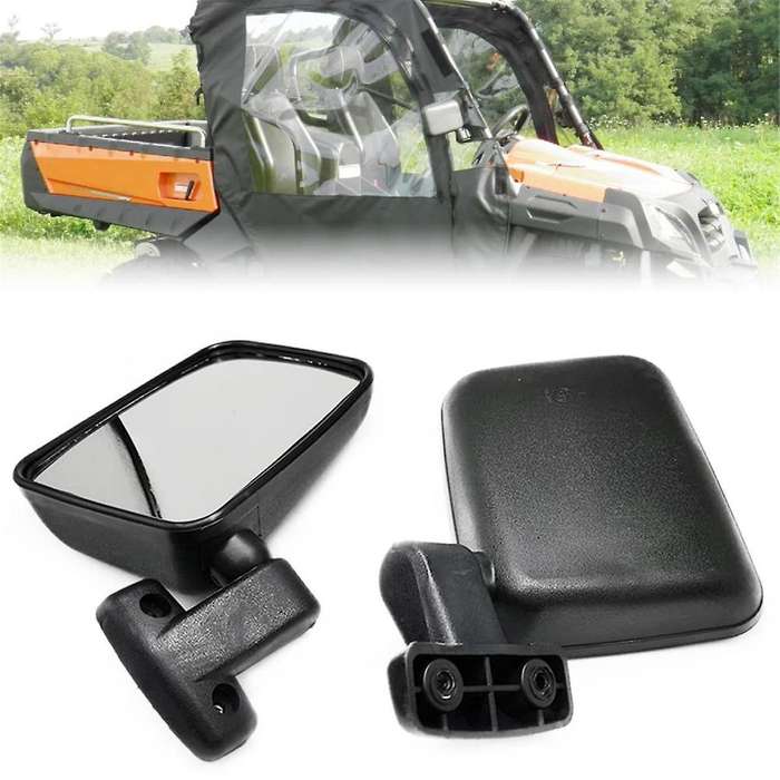 for 500 Utv Left and Right Rear View Mirror Set 7030-260110 7030-260120, 2pcs