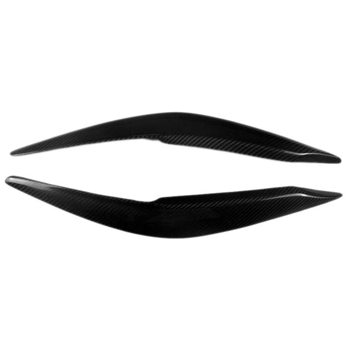 for 6 Atenza 2017-2019 Carbon Fiber Headlights Eyebrow Lamp Eyelid Cover Sticker Trim Refitting