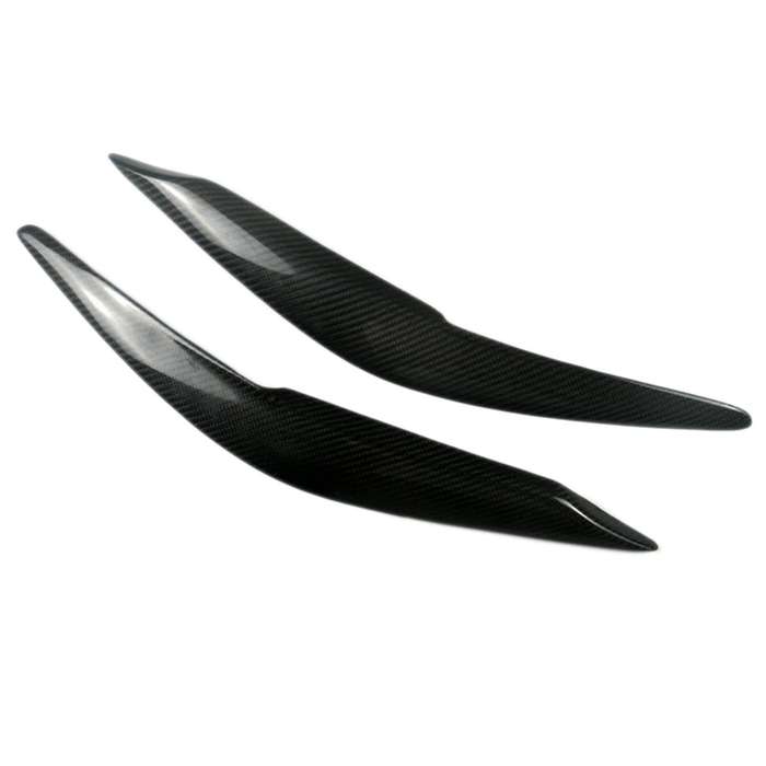 for 6 Atenza 2017-2019 Carbon Fiber Headlights Eyebrow Lamp Eyelid Cover Sticker Trim Refitting