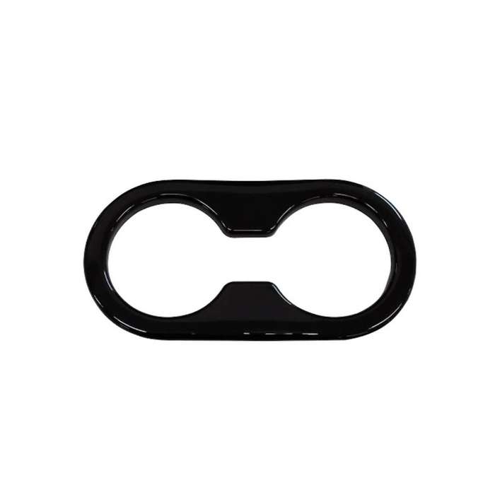 for -60 Cx60 2023 Rear Center Console Row Water Cup Holder Frame Cover Trim Car Accessories,black