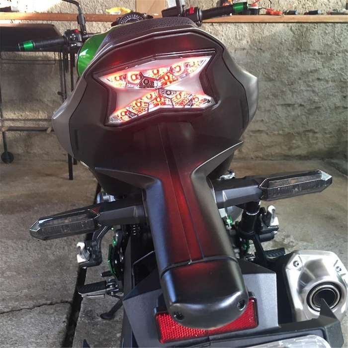 for 650 1000 X250 X300 Motorcycle LED Turn Signal Indicator Lights Blinkers Accessories,A