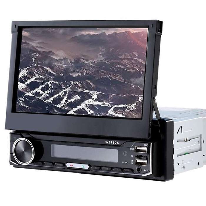 for 7 Inch Car Automatic Single Ingot Telescopic Mp5 Player Car Mobile Phone Bluetooth Interconnect