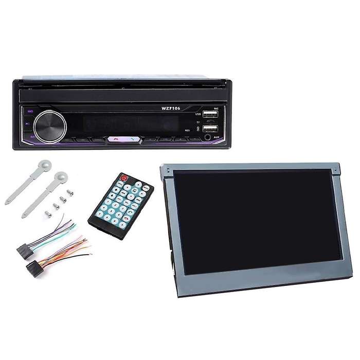 for 7 Inch Car Automatic Single Ingot Telescopic Mp5 Player Car Mobile Phone Bluetooth Interconnect