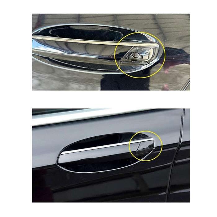 for 7 Series G12 2015-2022 Outer Handle Keyhole Cover Car Left Front Unlocking Cover Accessories 51