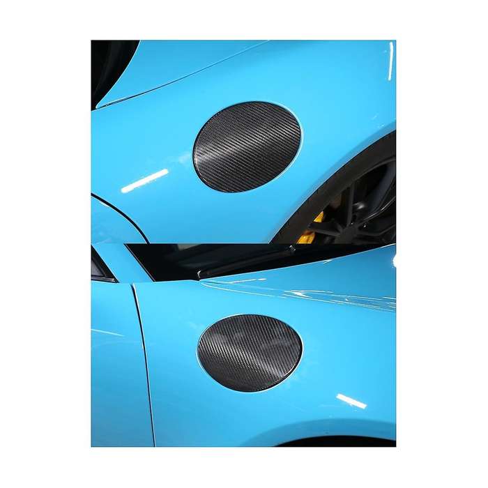 for 718 2016-2019 2012-2018 Dry Carbon Fiber Car Fuel Tank Cap Decorative Cover Exterior Accessories