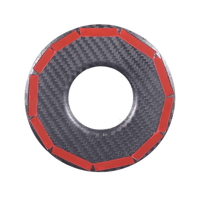 for 86 GT86 2012-2020 Dry Carbon Fiber Car Steering Wheel Central Decorative Cover Trim Accessories,