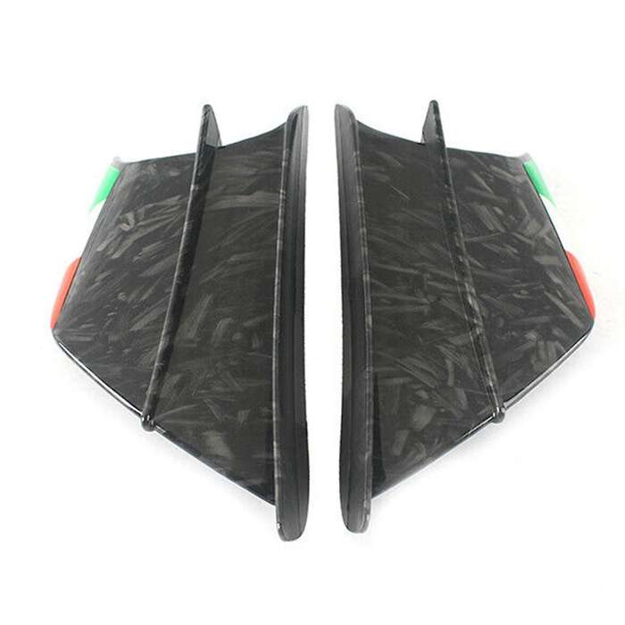 for 899 959 1199 1299 PANIGALE V4 R/S V2 Carbon Fiber Wing Let Guard Winglet Air Deflector Universal