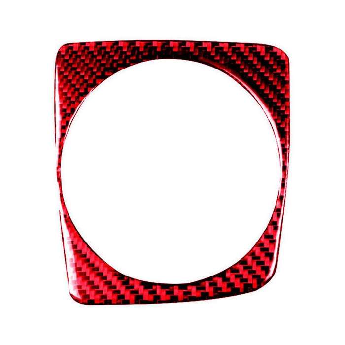 for 8Th 06-11 Red Carbon Fiber Automatic Gear Shift Frame Cover Trim