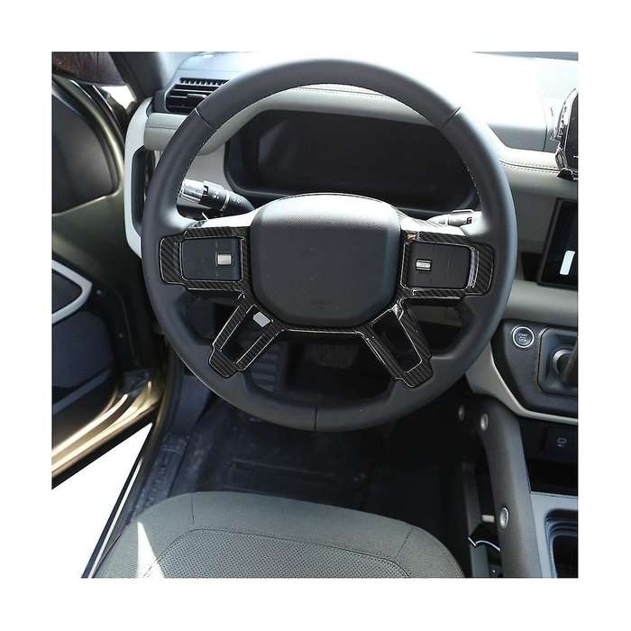 for 90 110 2020-2023 Steering Wheel Decoration Cover Trim Interior Accessories (abs Carbon Fiber)