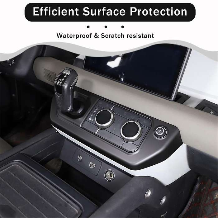 for 90 110 2020-2023 Lhd Center Console Gear Shift Panel Frame Cover Trim Accessories,matte Black