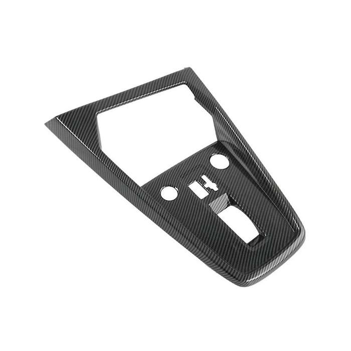 for A3l 2021 Carbon Fiber Abs Car Gear Shift Knob Panel Frame Cover Trim