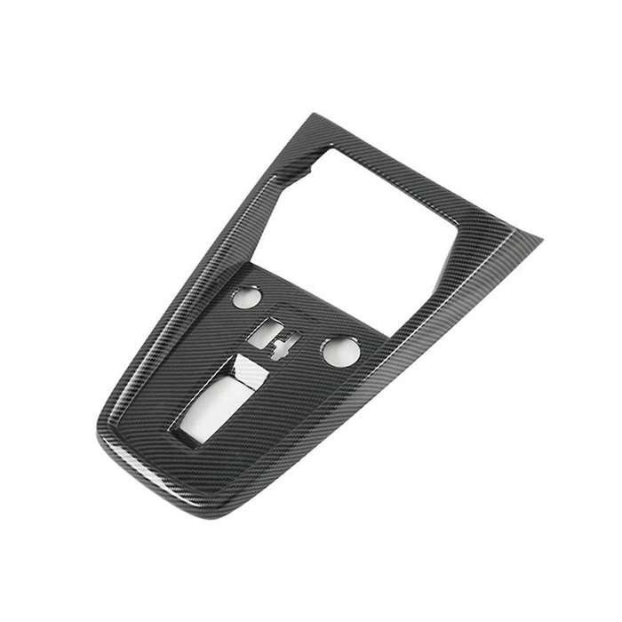 for A3l 2021 Carbon Fiber Abs Car Gear Shift Knob Panel Frame Cover Trim