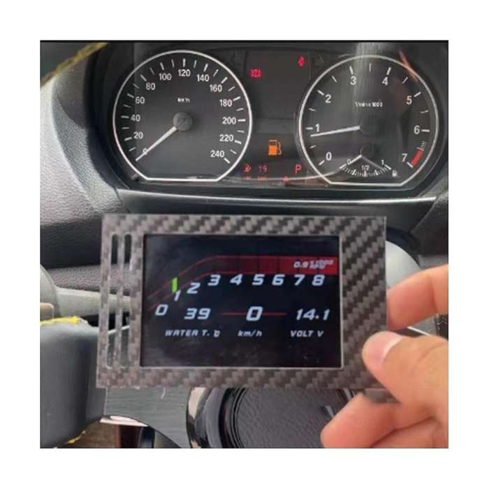 for A4 B8 Air Conditioner Air Outlet Modified Lcd Instrument Display Obd Direct Plug Car Accessories
