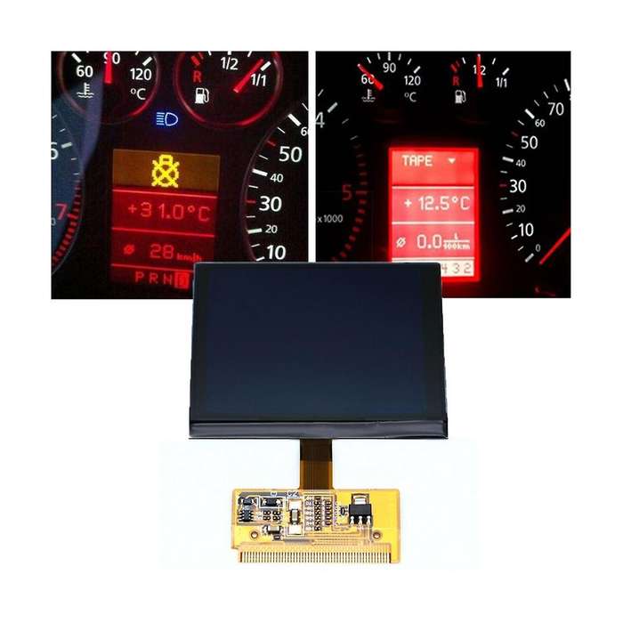 for A6 C5 Lcd Display A3 S3 S4 S6 Vdo Display for Vdo Lcd Cluster Digital Dashboard Pixel Repair