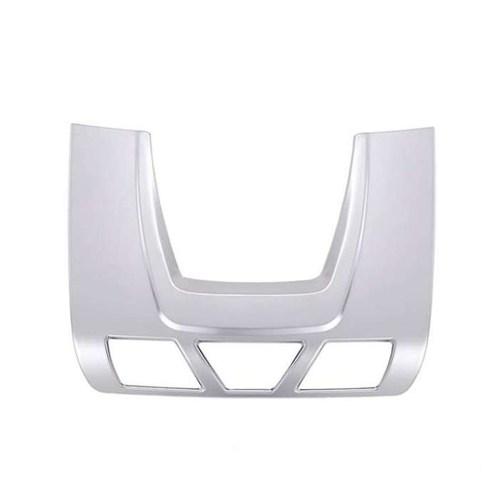 for A90 2018-2021 Car Roof Front Reading Light Lamp Panel Cover Trim Sticker Accessories,Silver