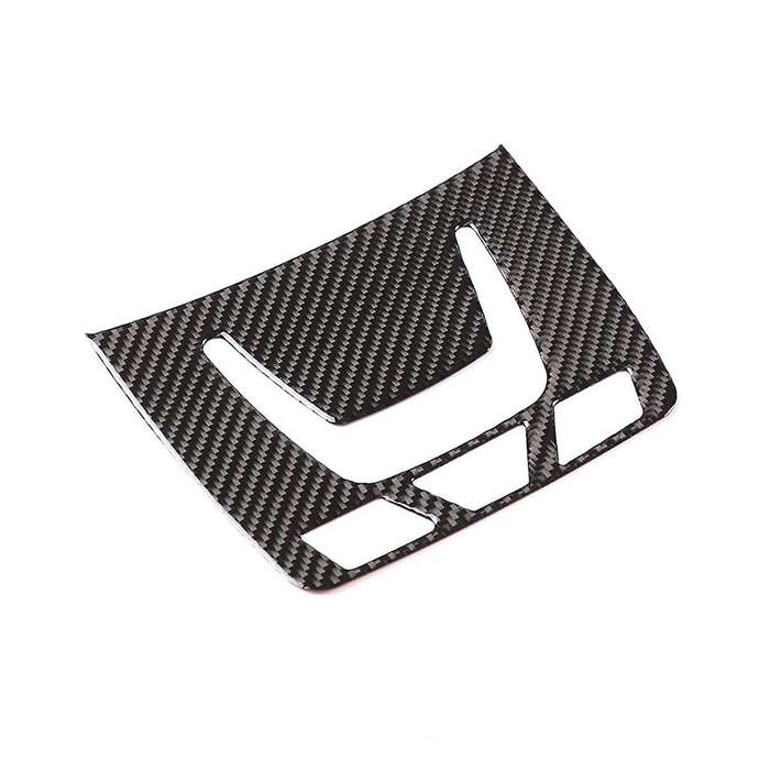 for A90 2019-2023 Soft Carbon Fiber Car Roof Reading Light Cover Panel Sticker Trim Interior Access
