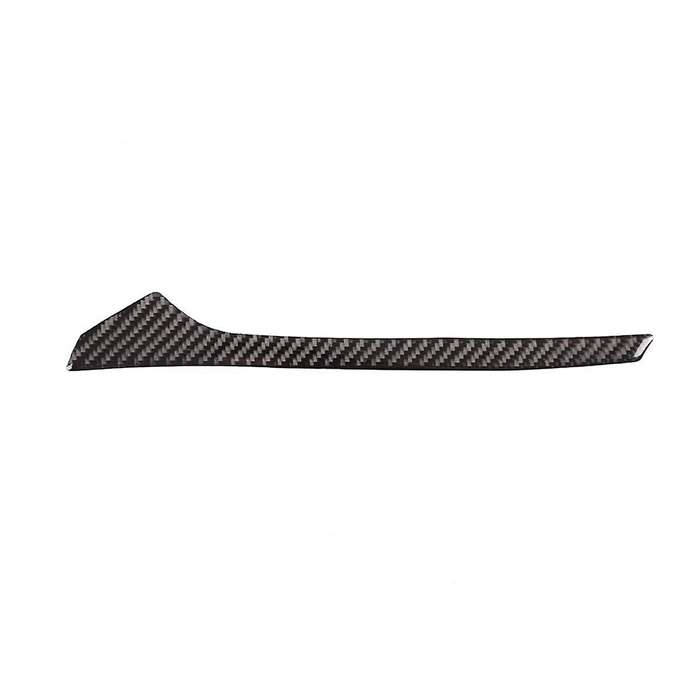 for A90 LHD 2019-2023 Soft Carbon Fiber Gear Shift Left Decorative Strip Sticker Trim Accessories