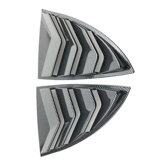 for ABS Rear Window Blinds Decorative Patch Exterior-Carbon Fiber Pattern