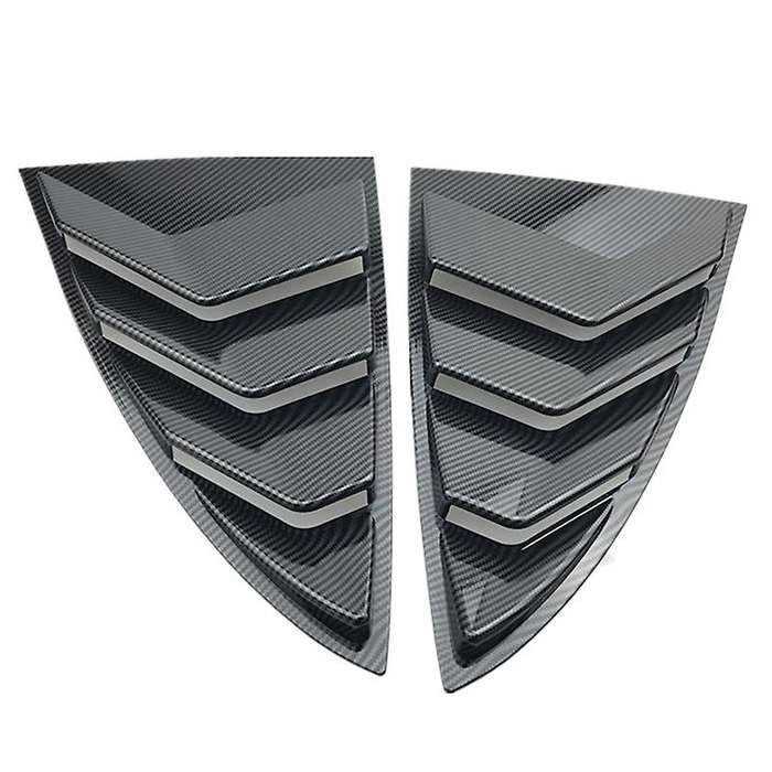 for ABS Rear Window Blinds Decorative Patch Exterior-Carbon Fiber Pattern