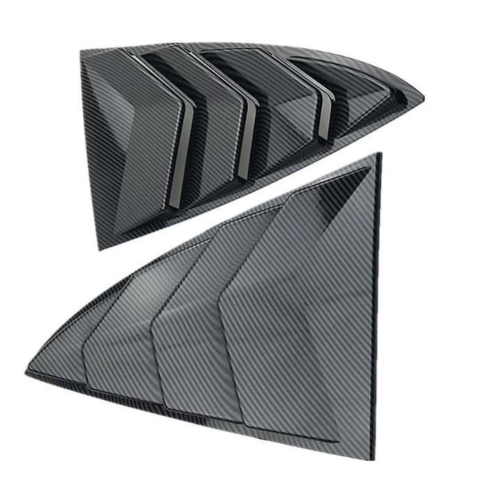 for ABS Rear Window Blinds Decorative Patch Exterior-Carbon Fiber Pattern