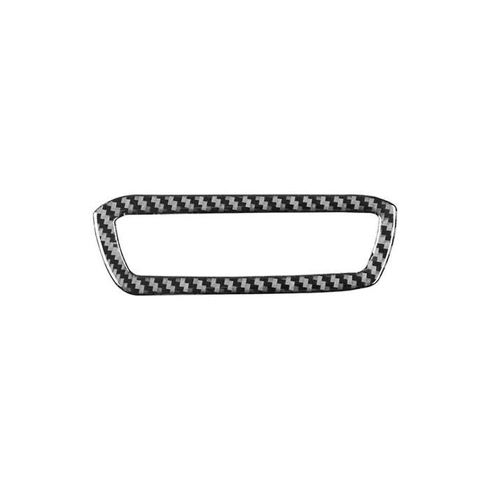 for A90 2019-2023 Soft Carbon Fiber Headlight Switch Cover Trim Frame Interior Accessories