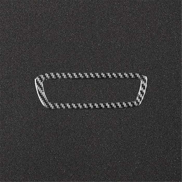 for A90 2019-2023 Soft Carbon Fiber Headlight Switch Cover Trim Frame Interior Accessories