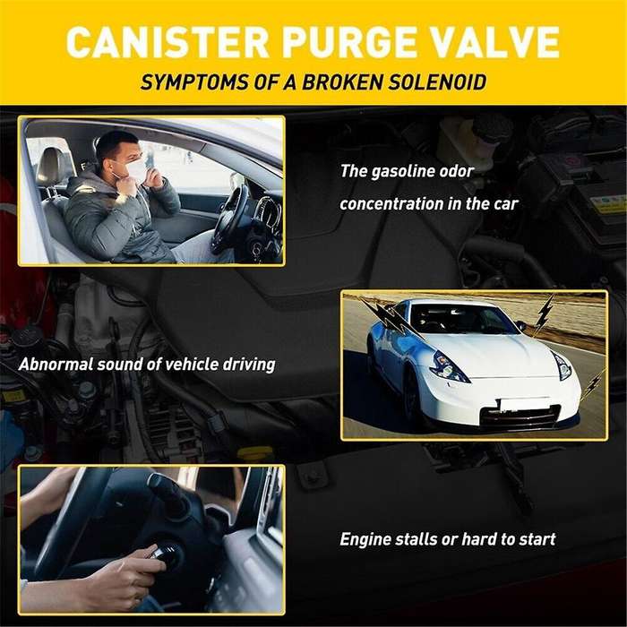 for Accord 2.4l/3.5l 2008-2012 Vapor Canister Purge Solenoid Valve Evap