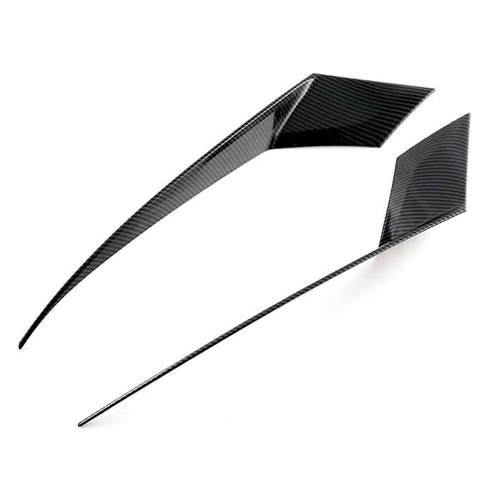 for Accord 2023 2024 11th Car Headlight Head Light Lamp Eyebrow Cover Moulding Trim Accessorie (abs