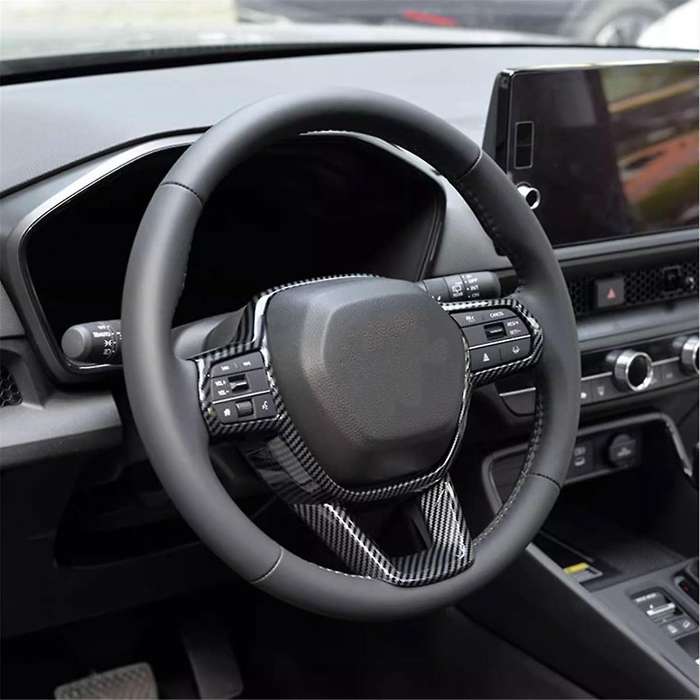 for Accord 2023 2024 11th Gen Car Steering Wheel Cover Frame Molding Trim Interior Accessories Abs C