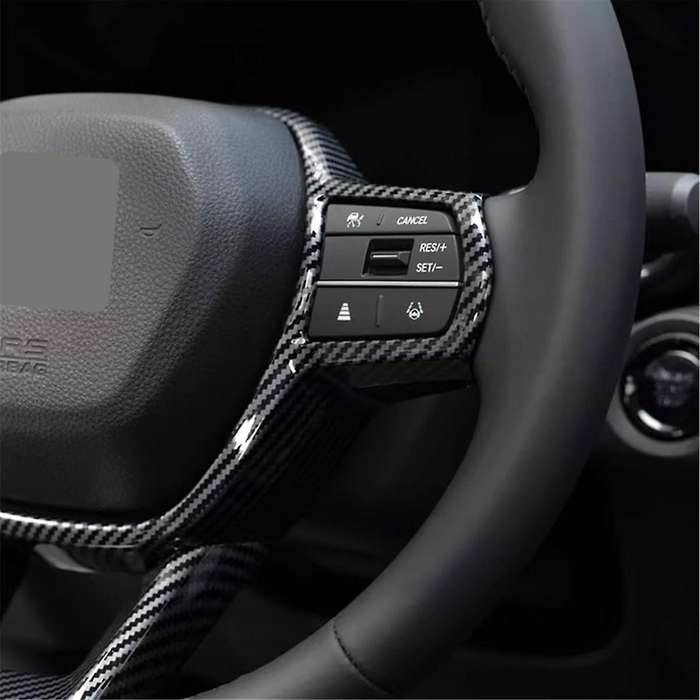 for Accord 2023 2024 11th Gen Car Steering Wheel Cover Frame Molding Trim Interior Accessories Abs C