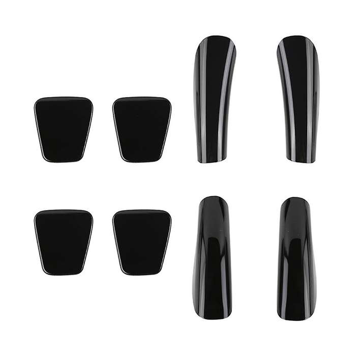 for ALPHARD 40 Series 2023+ Car Gloss Black Middle Door Armrest Decorative Patch Car Interior Access