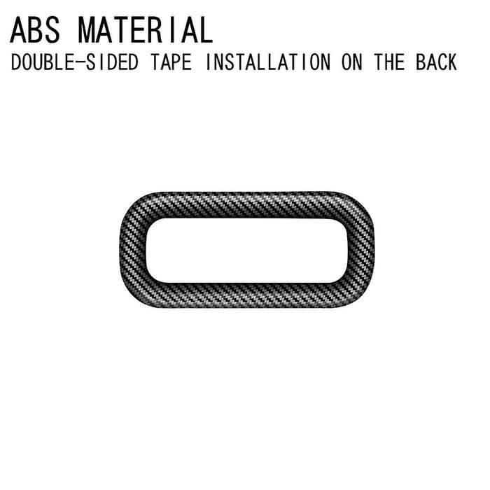 for Alphard 40 Series 2023+ Car Carbon Fiber Handle Trim and Switch Trim Frame Car Accessories