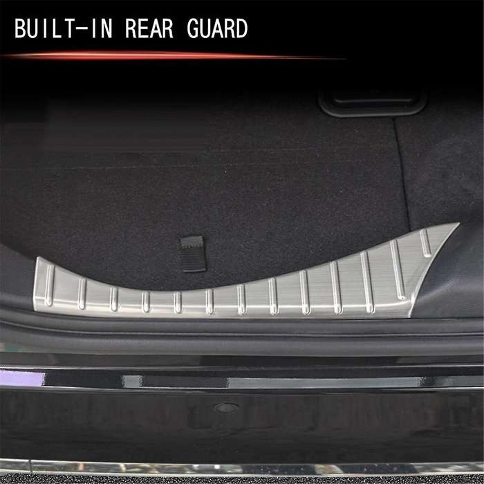 for Alphard 40 Series 2023+ Car Rear Guards Stainless Steel Trunk Sill Plate Protector Guard Covers