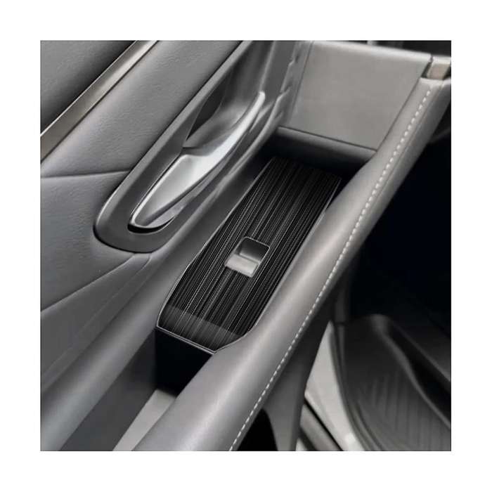 for Alphard 40 Series 2023+ Stainless Steel Door Armest Window Lift Switch Glass Control Panle Cover