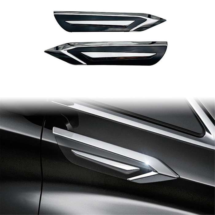 for Alphard Vellfire 40 Series 2023 Car Side Turn Signal Light Lamp Cover Side Emblem Trim Accessor