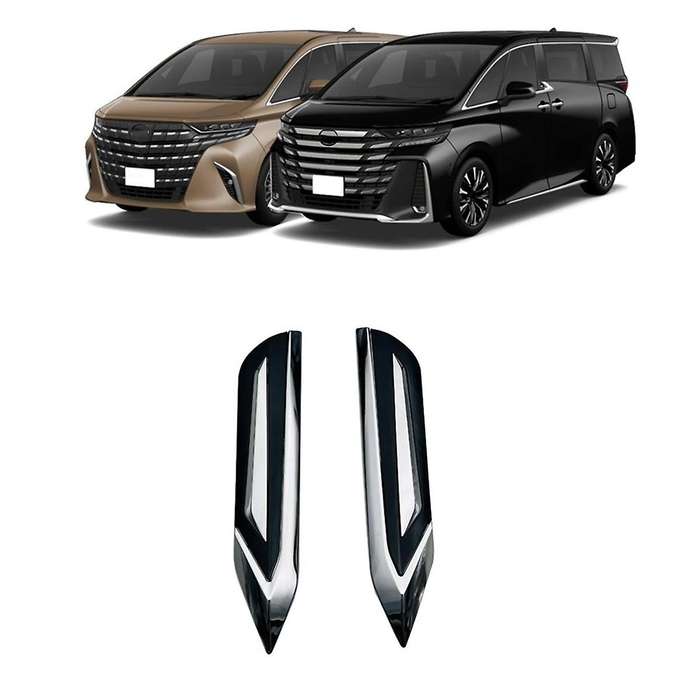 for Alphard Vellfire 40 Series 2023 Car Side Turn Signal Light Lamp Cover Side Emblem Trim Accessor