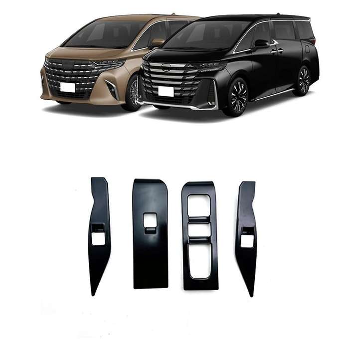for Alphard Vellfire 40 Series 2023 2024 RHD Car Window Glass Lift Control Cover Trim Interior Acces