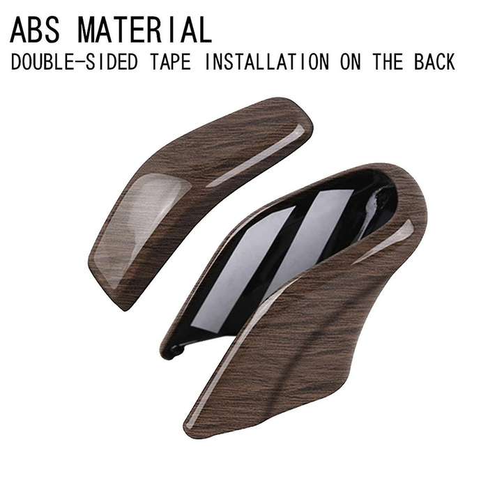 for ALPHARD/VELLFIRE 40 Series 2023+ Car Gear Shift Knob Head Cover Trim Decorative Sticker Wood Gra