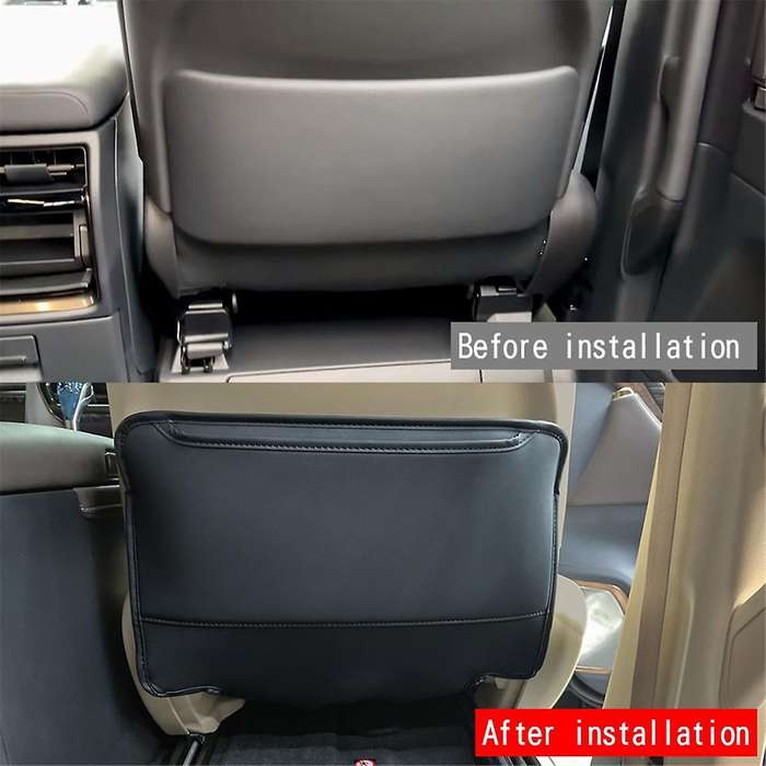 for Alphard/vellfire 40 Series 2023+ Car Rear Seat Anti-kick Leather Interior Accessories Seat Anti